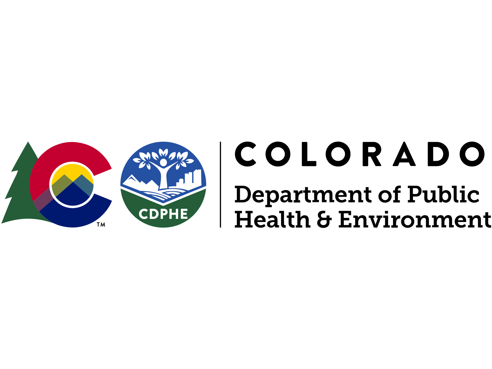 Colorado Department of Public Health and Environment Logo