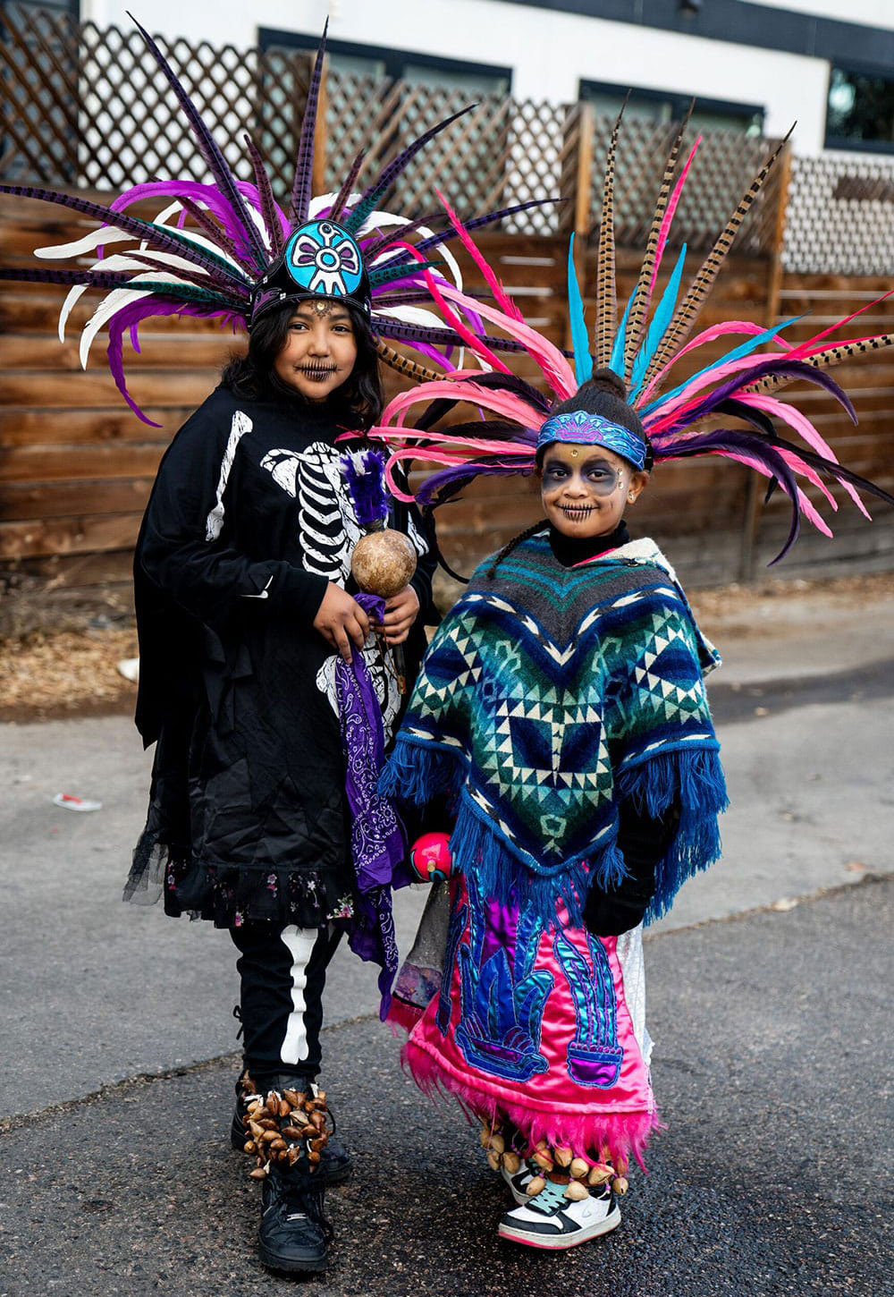 Dia de Los Muertos - Denver young friends at La Raza park