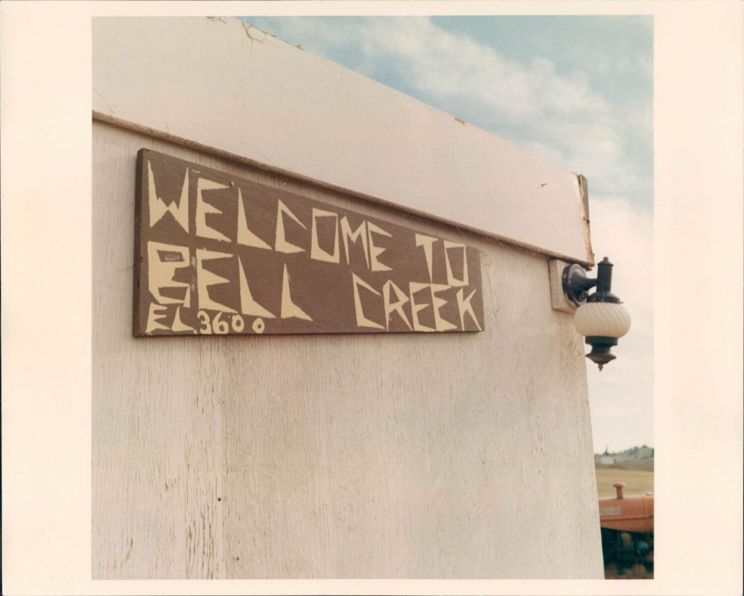 Sign at the entrance of Bell Creek